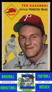 1954 Topps #78 Ted Kazanski Poor