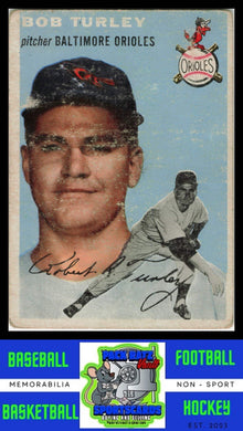 1954 Topps #85 Bob Turley Poor / Surface