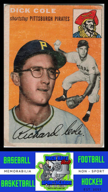 1954 Topps #84 Dick Cole Poor / Surface