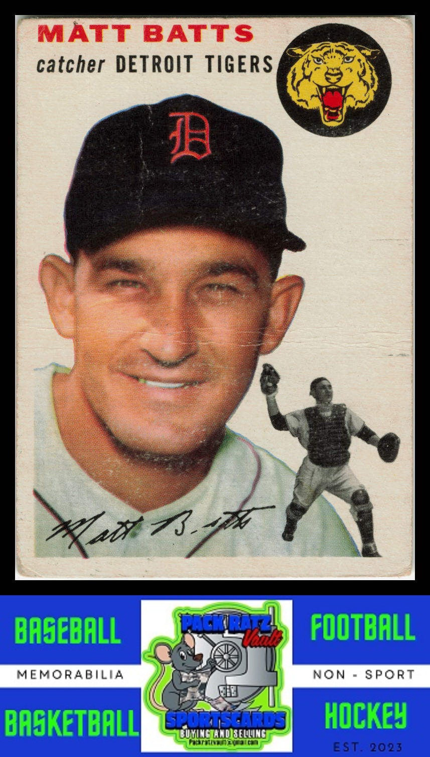 1954 Topps #88 Matt Batts Poor