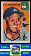 Load image into Gallery viewer, 1954 Topps #143 Rollie Hemsley G