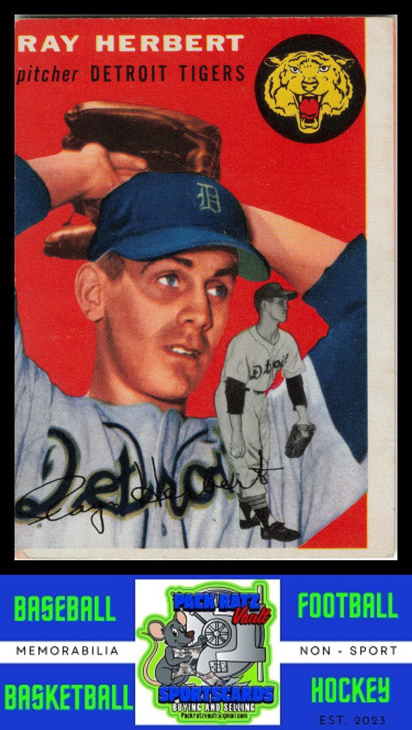 1954 Topps #190 Ray Herbert G / Off Center