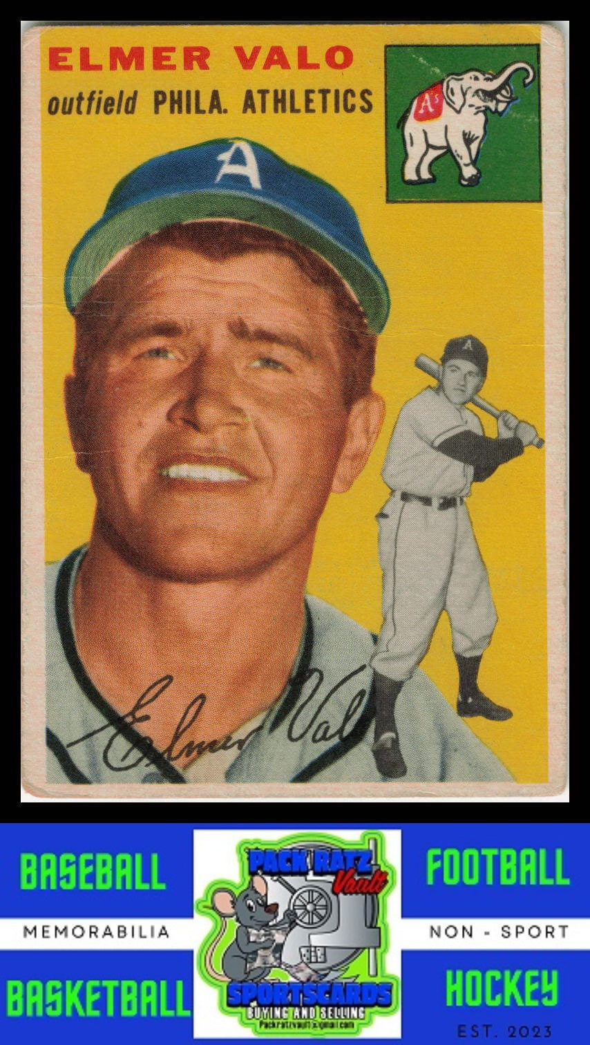 1954 Topps #145 Elmer Valo Poor