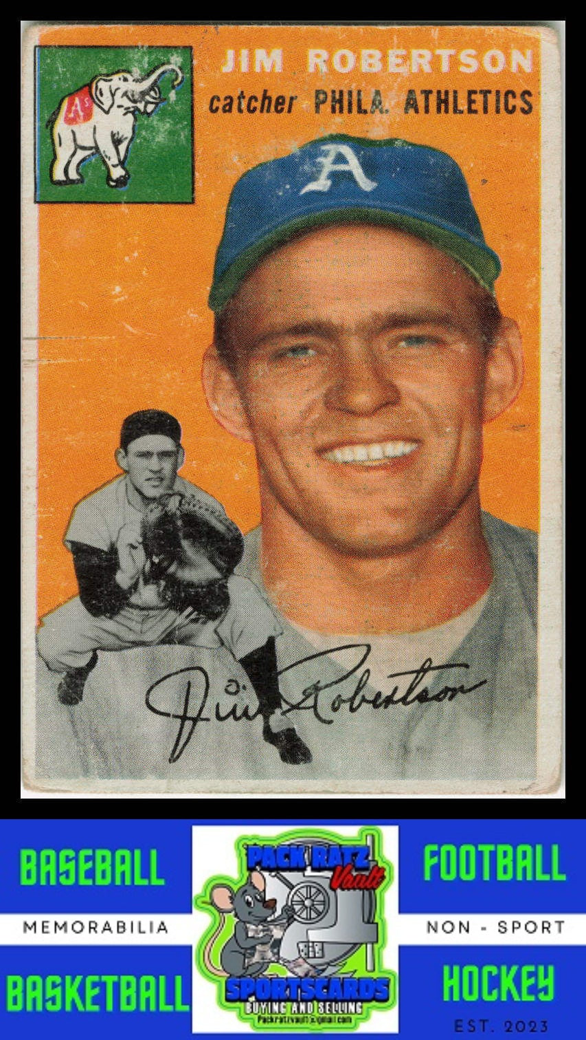 1954 Topps #149 Jim Robertson Poor