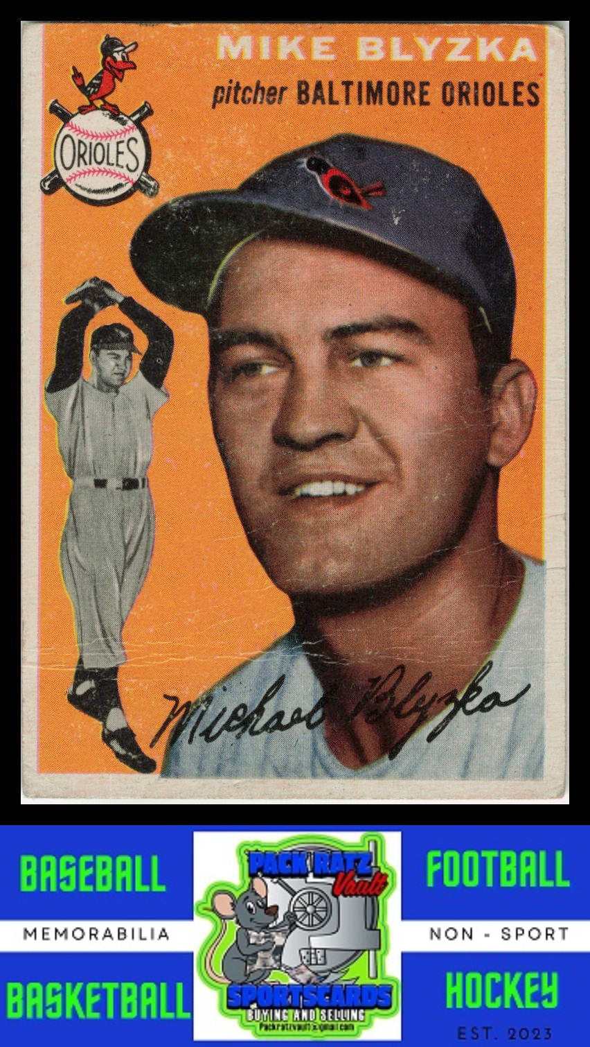 1954 Topps #152 Mike Blyzka Poor