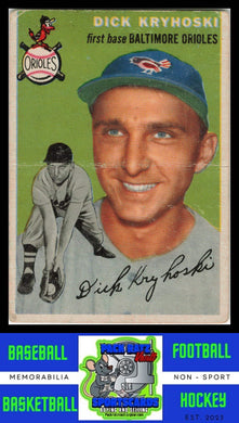 1954 Topps #150 Dick Kryhoski Poor