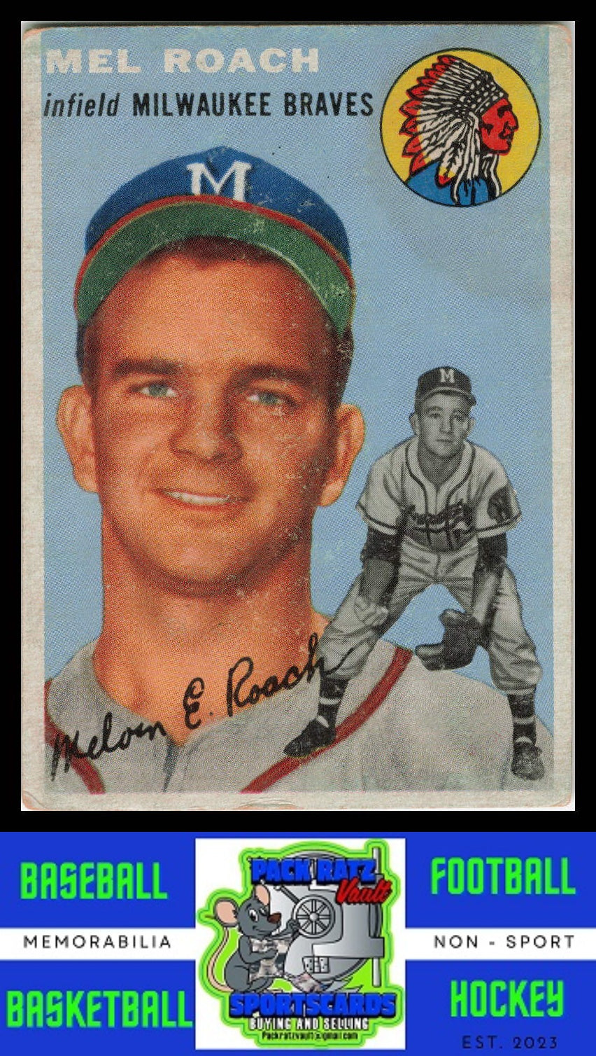 1954 Topps #181 Bob Roach Poor