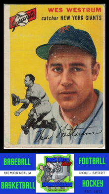 1954 Topps #180 Wes Westrum G/VG