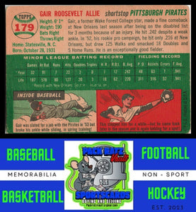 1954 Topps #179 Gair Allie Good