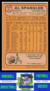 1968 Topps #451 Al Spangler VG/EX