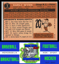 Load image into Gallery viewer, 1960 Topps #1 Early Wynn VG