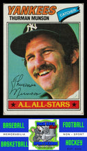 Load image into Gallery viewer, 1977 Topps Cloth Stickers #32 Thurman Munson good / Crease