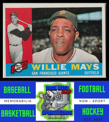 1960 Topps #200 Willie Mays VG/EX