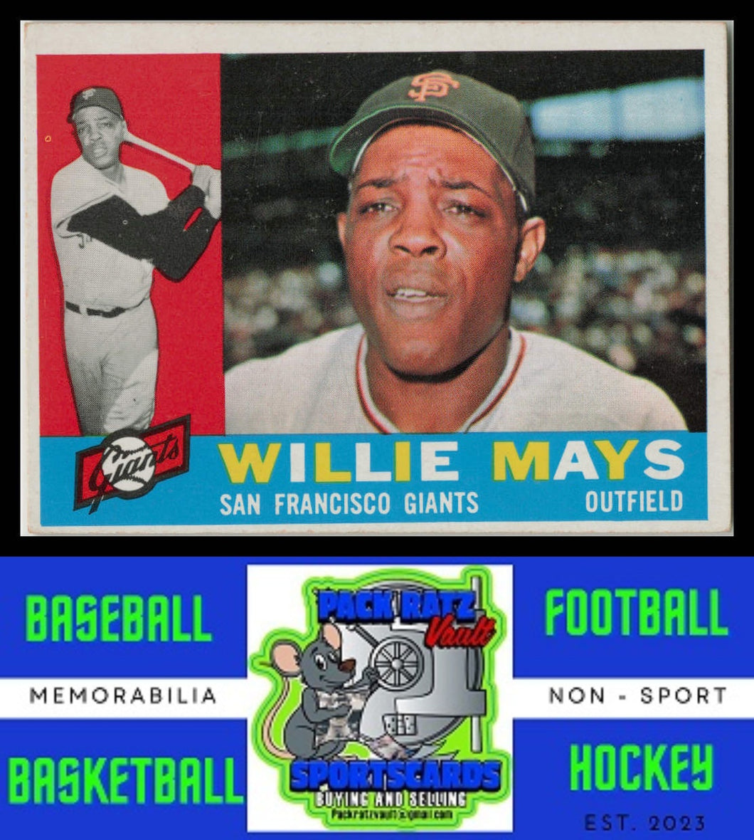 1960 Topps #200 Willie Mays VG/EX