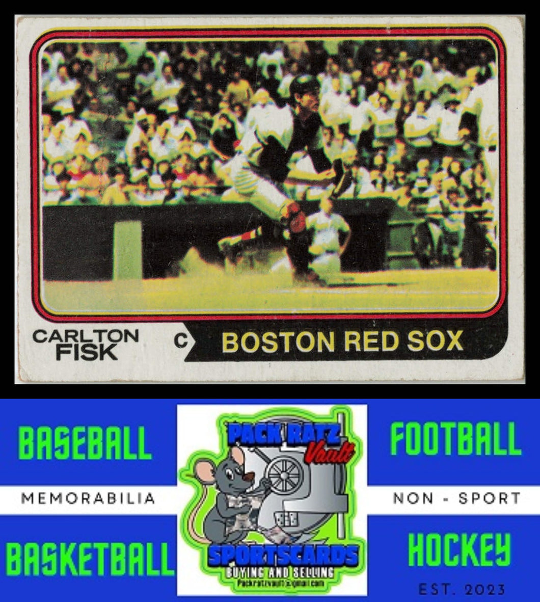 1974 Topps #105 Carlton Fisk VG