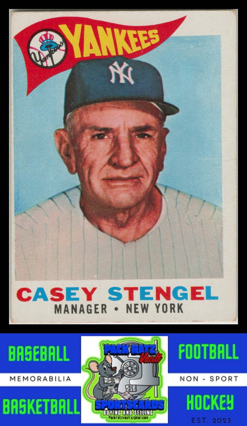 1960 Topps #227 Casey Stengel good / Crease