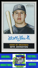 Load image into Gallery viewer, 2006 Bowman Heritage #SG-SJ Seth Johnston Signs of Greatness VG/EX