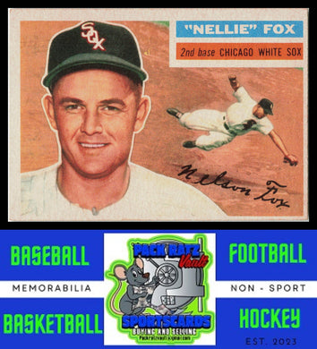 1956 Topps #118b Nellie Fox Grey Back VG+ / EX