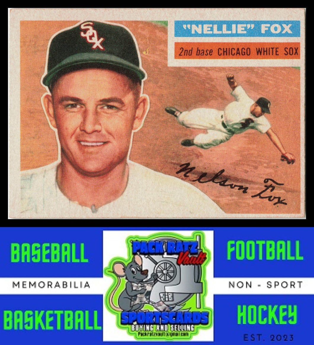 1956 Topps #118b Nellie Fox Grey Back VG+ / EX