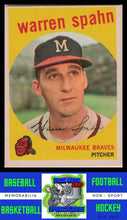 Load image into Gallery viewer, 1959 Topps #40 Warren Spahn VG/EX