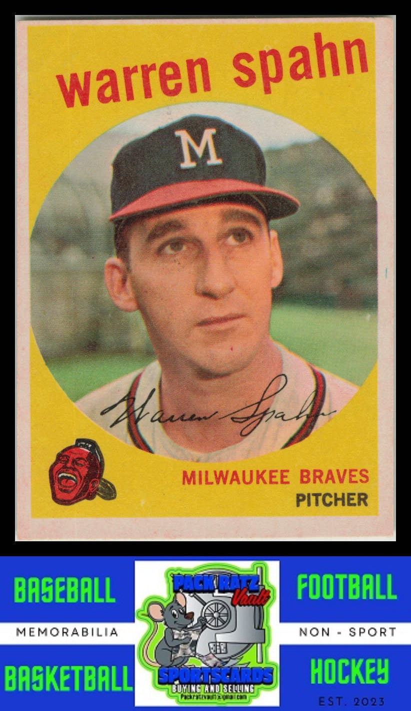 1959 Topps #40 Warren Spahn VG/EX