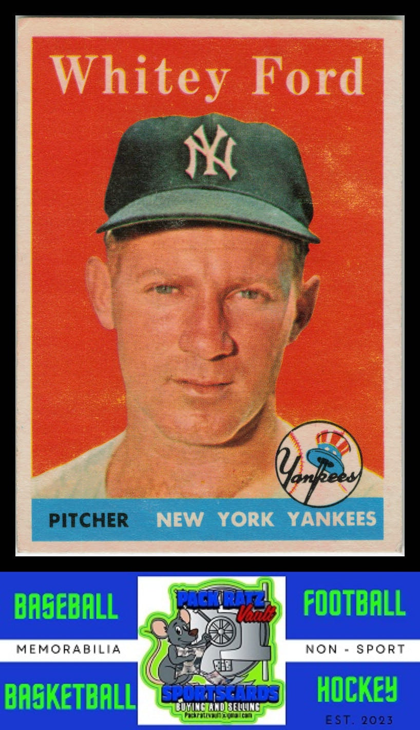 1958 Topps #320 Whitey Ford VG / EX / Surface