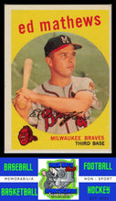 Load image into Gallery viewer, 1959 Topps #450 Ed Mathews VG/EX