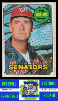 1969 Topps #650 Ted Williams VG/EX