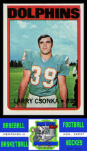 Load image into Gallery viewer, 1972 Topps #140 Larry Csonka VG/EX