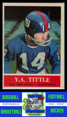 1964 Philadelphia #124 Y.A. Tittle VG/EX