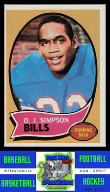 1970 Topps #90 O.J. Simpson EX