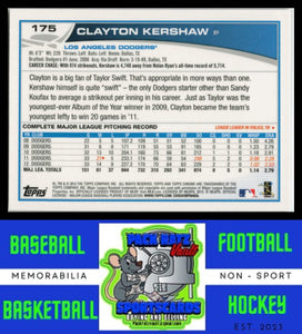 2013 Topps Chrome #175a Clayton Kershaw Pitching VG/EX