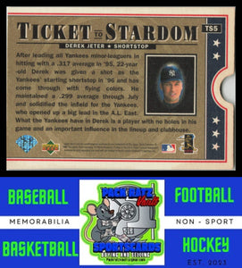 1997 Upper Deck #TS5 Derek Jeter Ticket to Stardom VG/EX