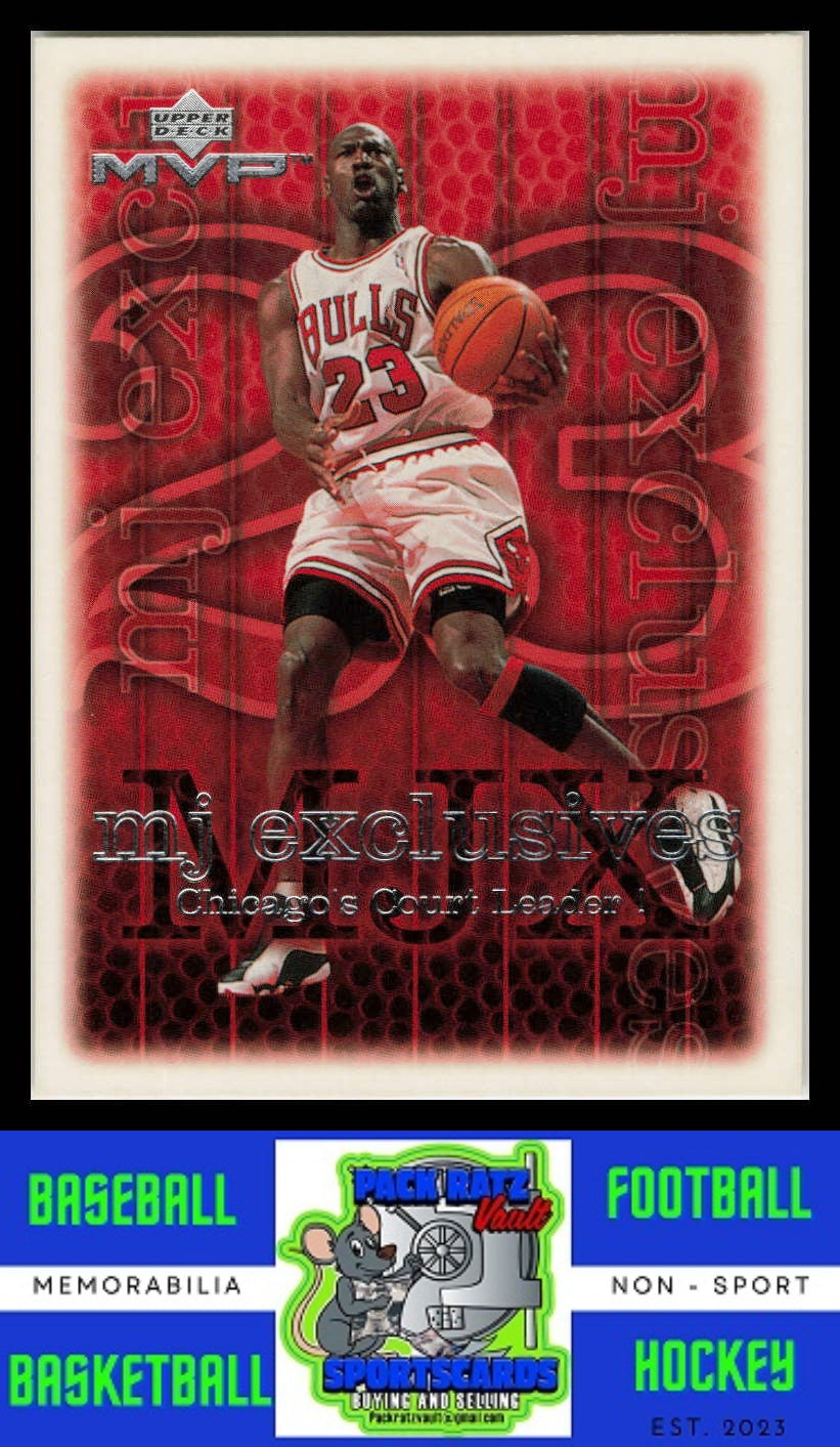 1999 Upper Deck MVP #198 Michael Jordan Silver Script NM/M