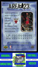 Load image into Gallery viewer, 1999 Upper Deck Ionix #A9 Michael Jordan Area 23 NM/M