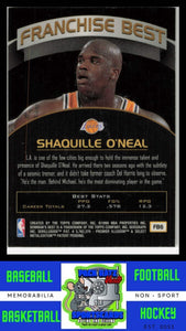 1998 Bowman's Best #FB6 Shaquille O'Neal Franchise Best NM/M