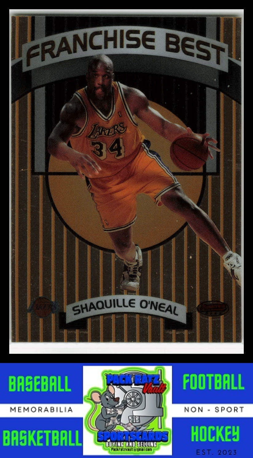 1998 Bowman's Best #FB6 Shaquille O'Neal Franchise Best NM/M