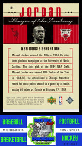 1999 Upper Deck Century Legends #81 Michael Jordan NM/M