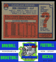 Load image into Gallery viewer, 1976 Topps #23 Don Cockroft VG+