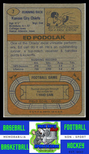 1974 Topps #7 Ed Podolak VG+