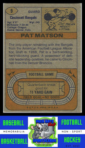 1974 Topps #9 Pat Matson VG+