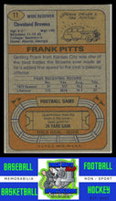 Load image into Gallery viewer, 1974 Topps Parker Brothers Pro Draft #11 Frank Pitts VG+