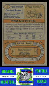 1974 Topps Parker Brothers Pro Draft #11 Frank Pitts VG+