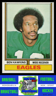 1974 Topps #21 Ben Hawkins VG+