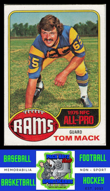 1976 Topps #110 Tom Mack VG+