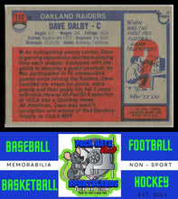 Load image into Gallery viewer, 1976 Topps #112 Dave Dalby VG+