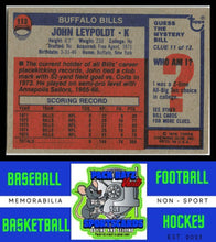 Load image into Gallery viewer, 1976 Topps #113 John Leypoldt VG+