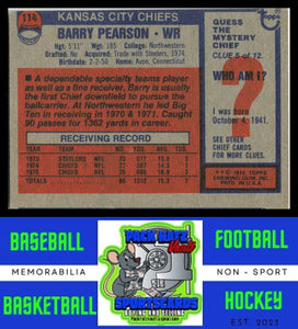 1976 Topps #114 Barry Pearson VG+