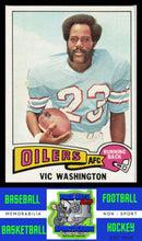 Load image into Gallery viewer, 1975 Topps #83 Vic Washington VG+