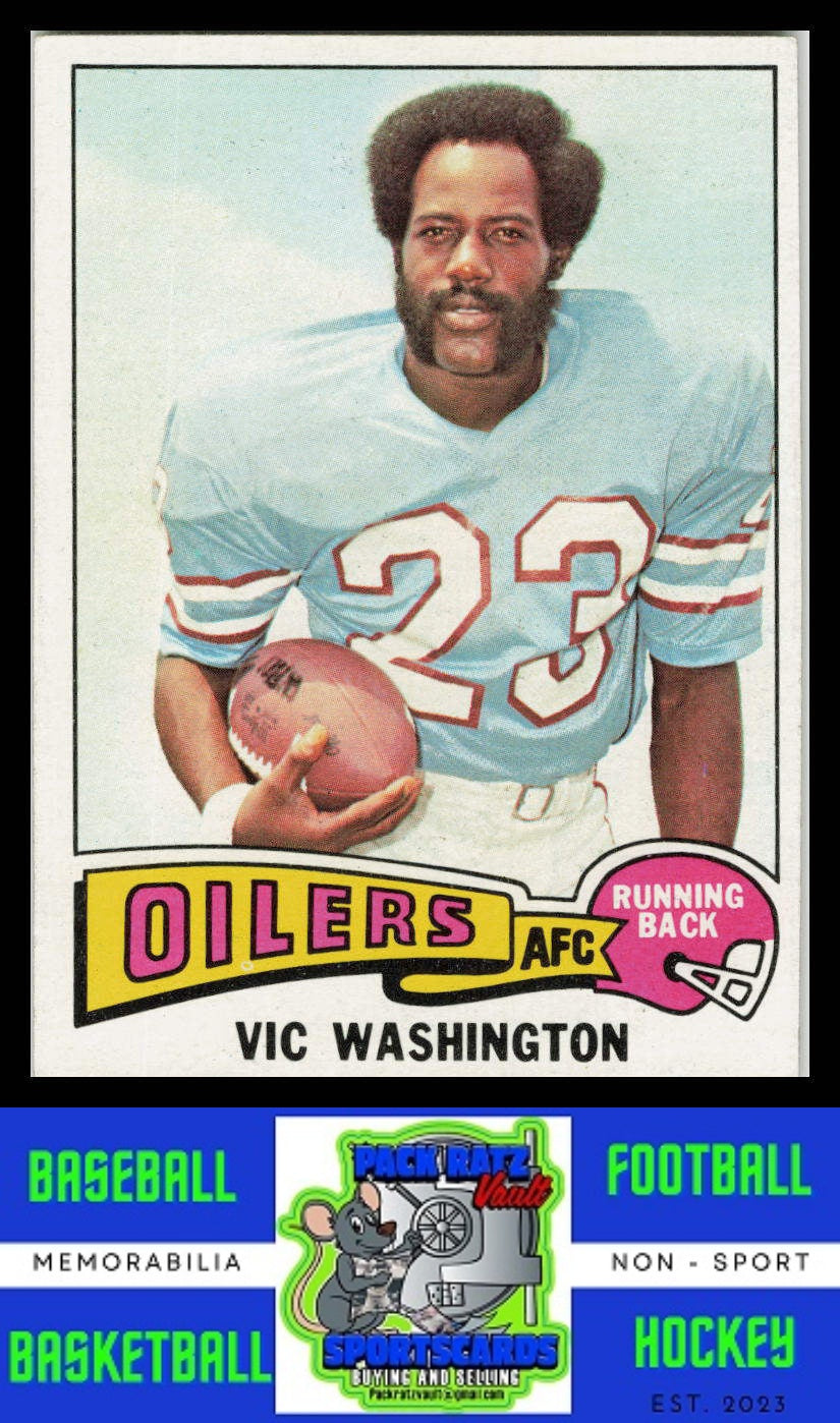 1975 Topps #83 Vic Washington VG+